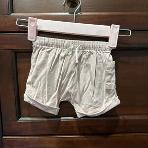 Comfy Kids Light Pink Shorts with Pocket